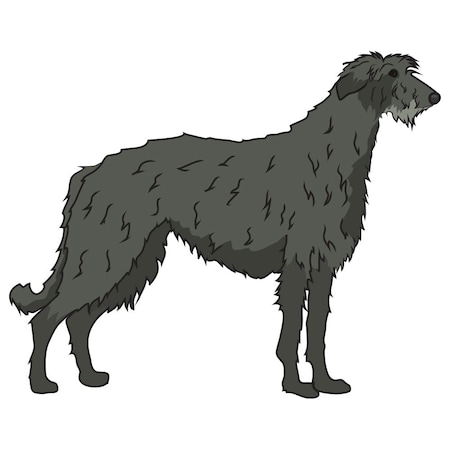 Scottish Deerhound Dog Decal, Dog Lover Decor Vinyl Sticker